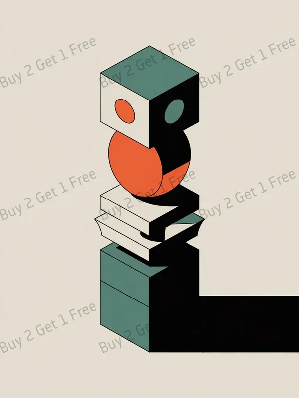 Abstract Object Type Poster Designs