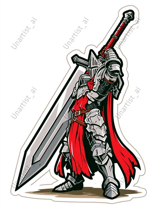 Sticker Art Fantasy RPG Characters