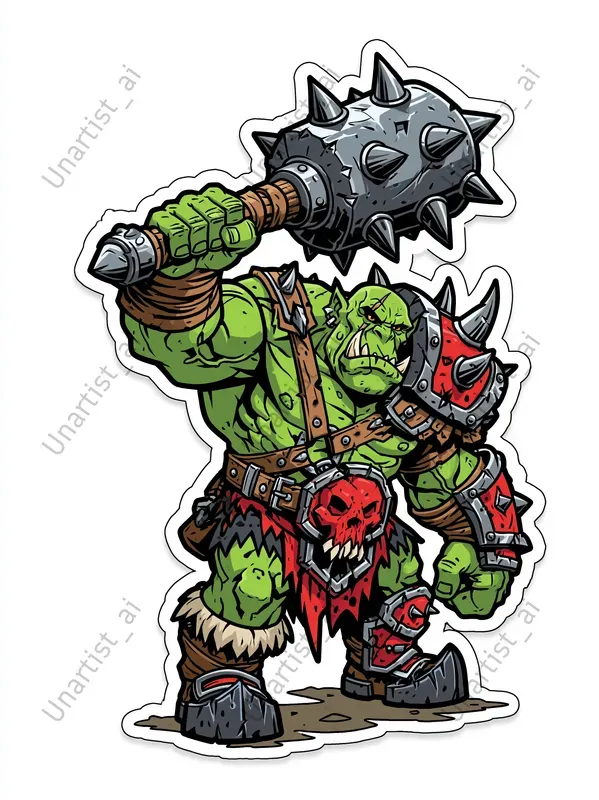 Sticker Art Fantasy RPG Characters