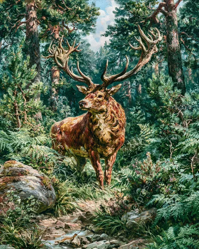 Vintage Naturalist Wildlife Oil Paintings