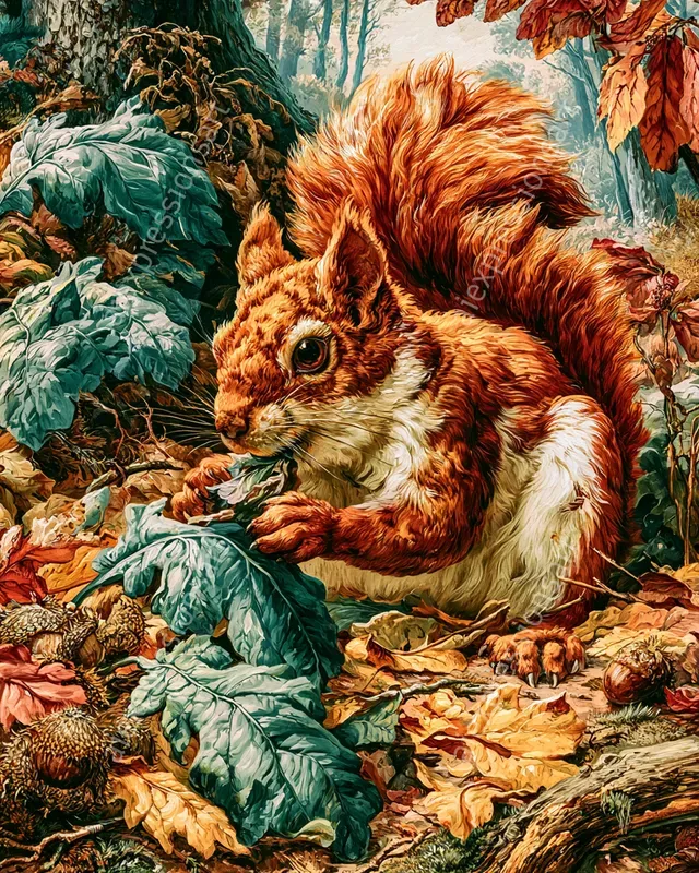 Vintage Naturalist Wildlife Oil Paintings