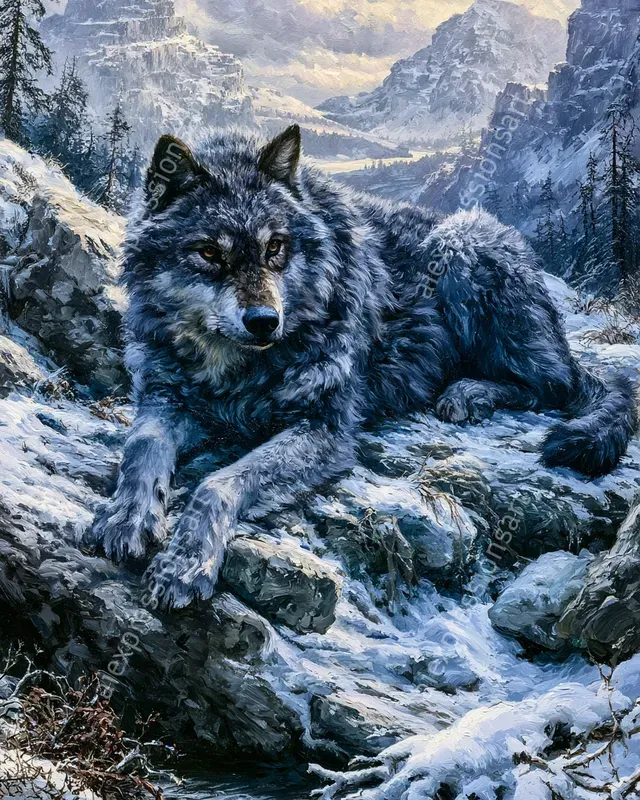 Vintage Naturalist Wildlife Oil Paintings