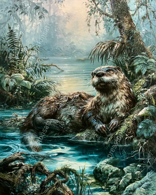 Vintage Naturalist Wildlife Oil Paintings