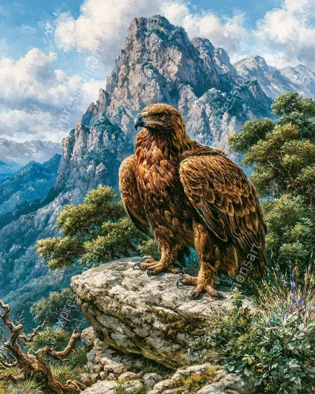 Vintage Naturalist Wildlife Oil Paintings