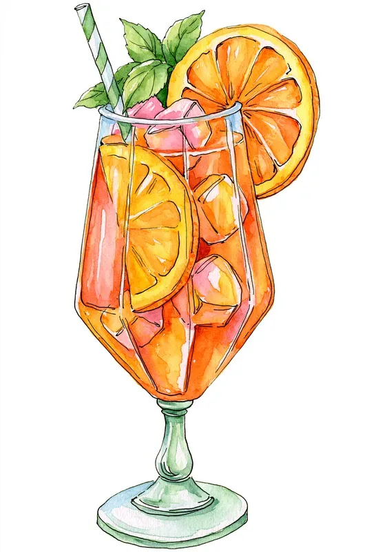 Sunshine Summer Watercolor Cliparts