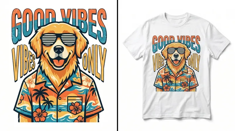 Splitscreen Apparel Mockup Vectors
