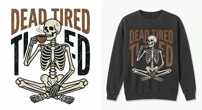 Splitscreen Apparel Mockup Vectors