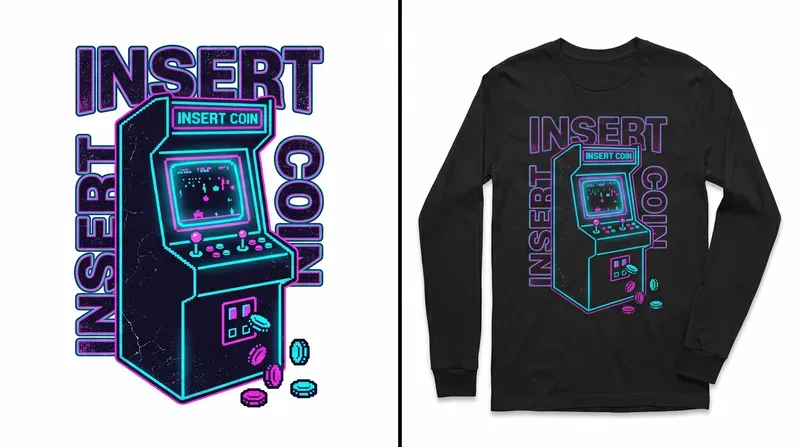 Splitscreen Apparel Mockup Vectors