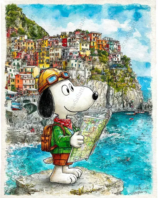 Snoopy Travel Adventure Junk Journals