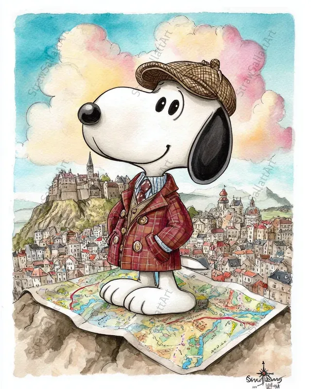 Snoopy Travel Adventure Junk Journals