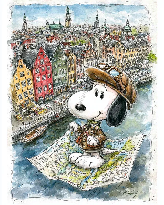 Snoopy Travel Adventure Junk Journals