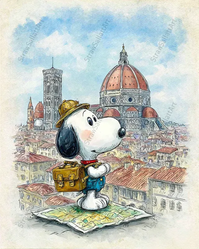 Snoopy Travel Adventure Junk Journals