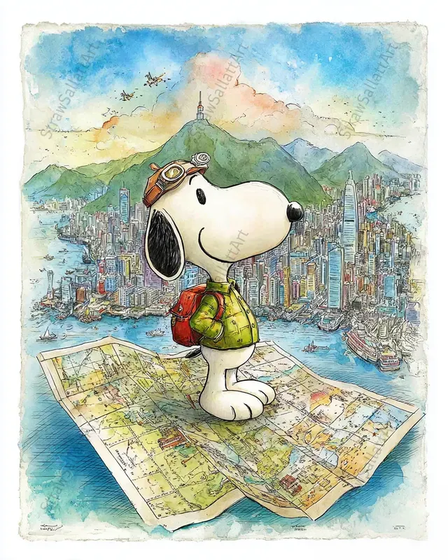 Snoopy Travel Adventure Junk Journals