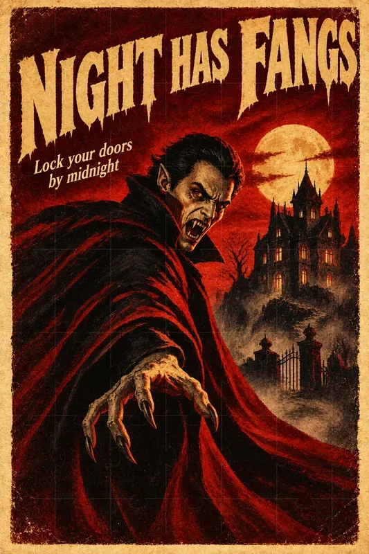 Vintage Halloween Horror Posters