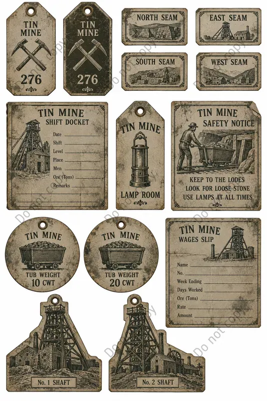 Colliery Coal Mine Ephemera