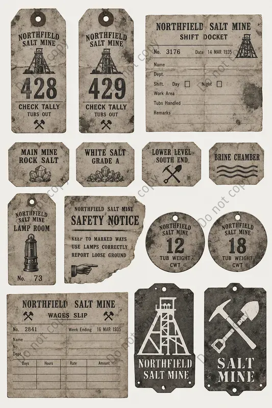 Colliery Coal Mine Ephemera