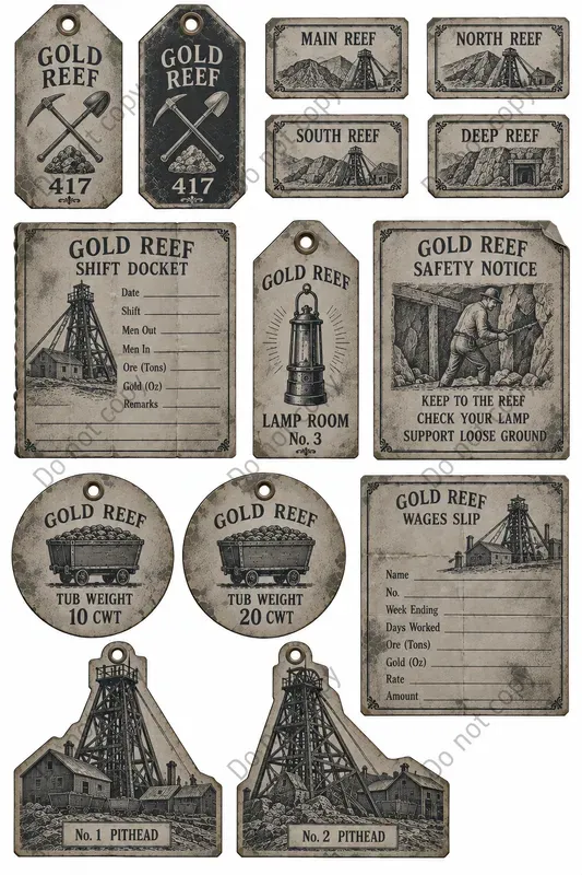 Colliery Coal Mine Ephemera