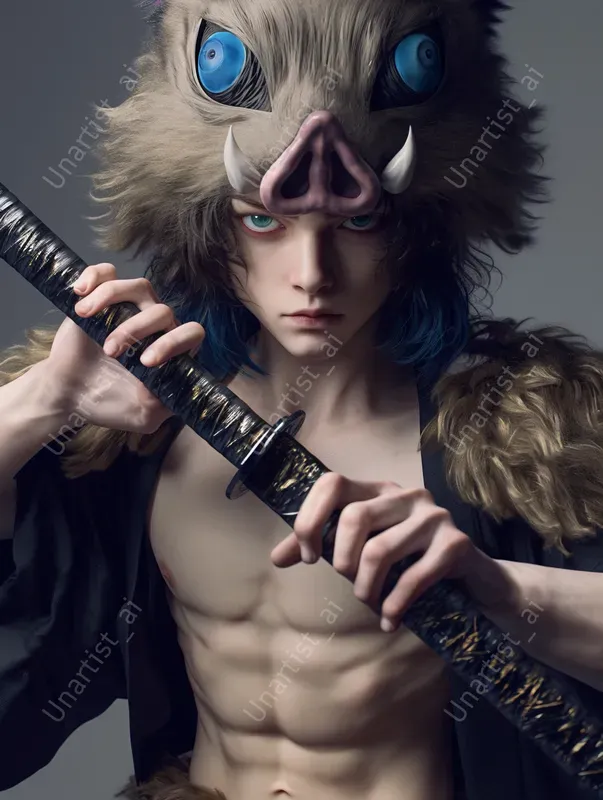 Hyperrealistic Demon Slayer Portraits