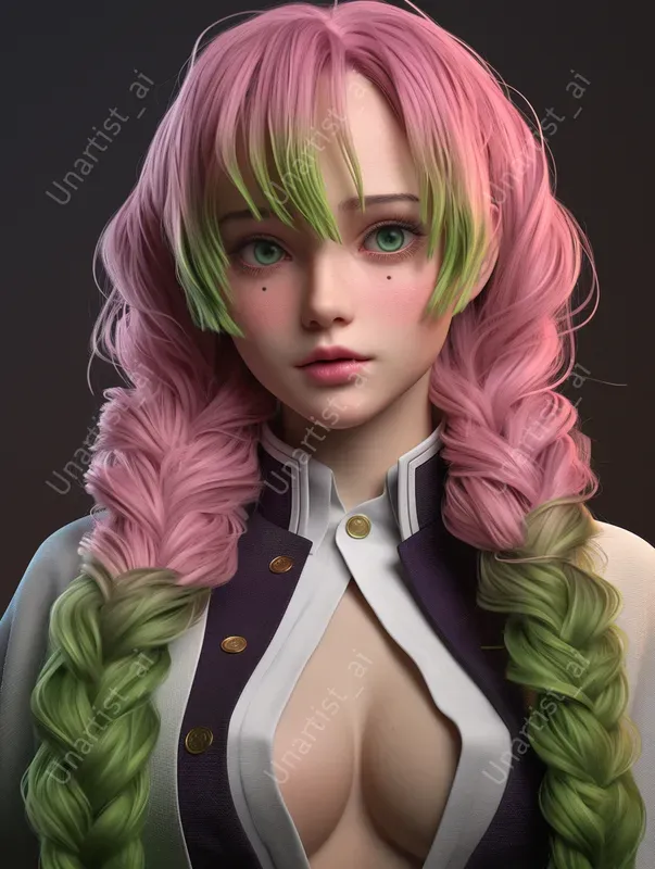 Hyperrealistic Demon Slayer Portraits