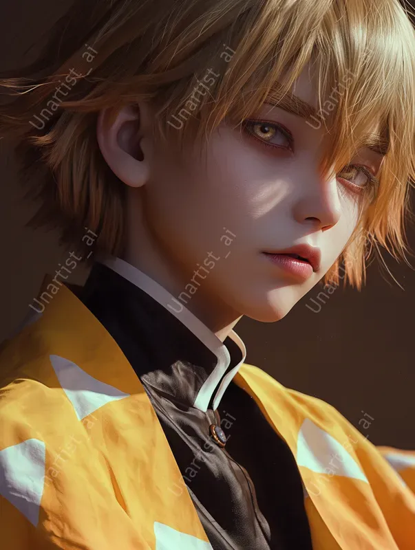 Hyperrealistic Demon Slayer Portraits