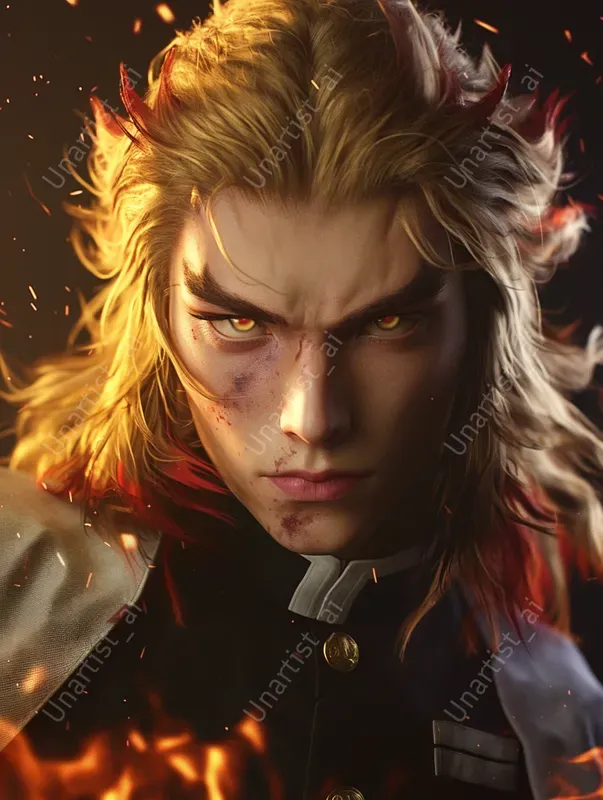 Hyperrealistic Demon Slayer Portraits