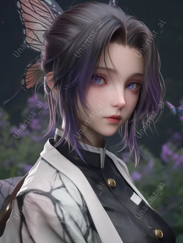 Hyperrealistic Demon Slayer Portraits