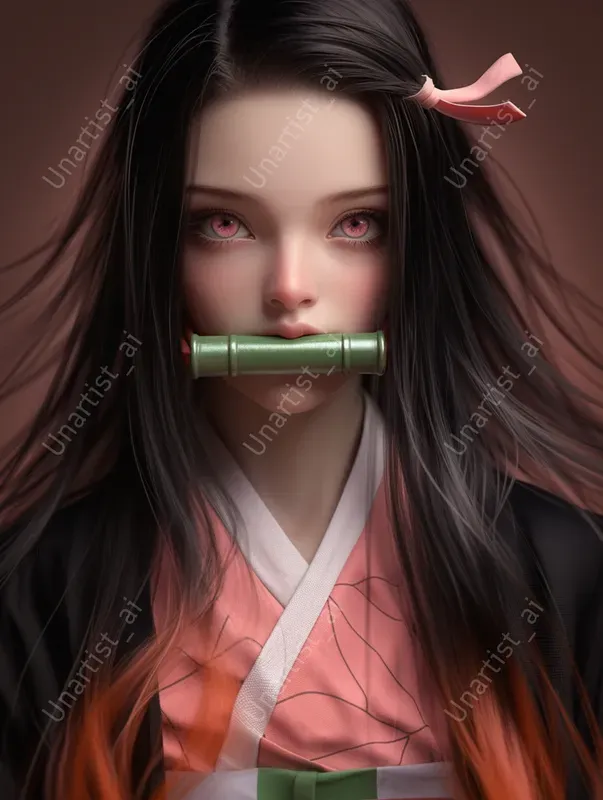 Hyperrealistic Demon Slayer Portraits