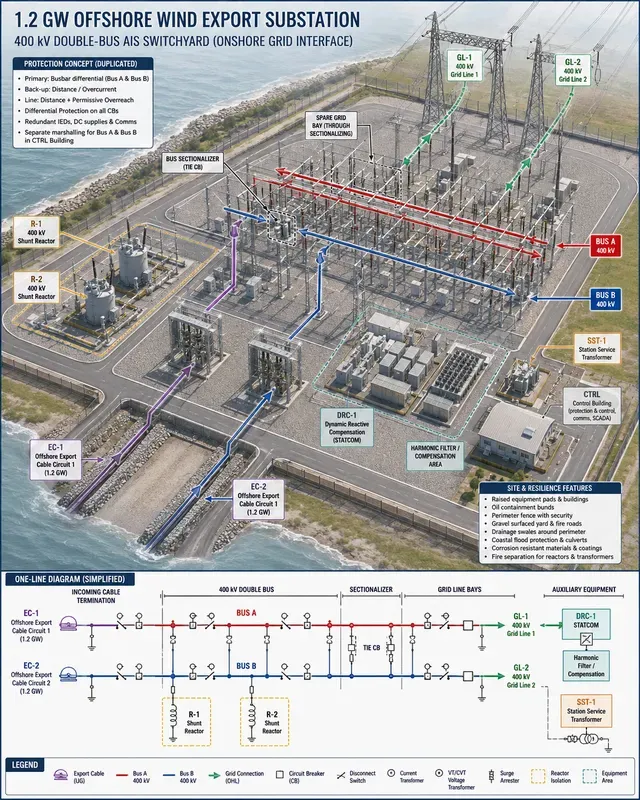 Highvoltage Substation Grid Yards