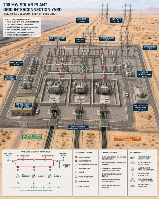 Highvoltage Substation Grid Yards