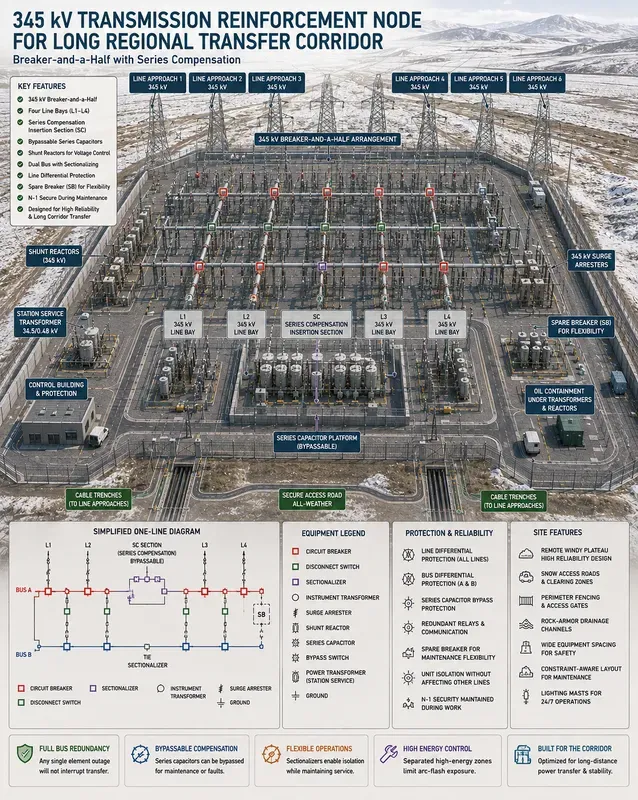 Highvoltage Substation Grid Yards
