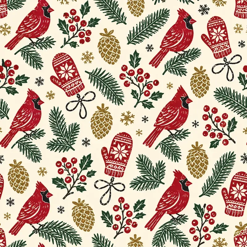 Nordic Christmas Wrap Patterns