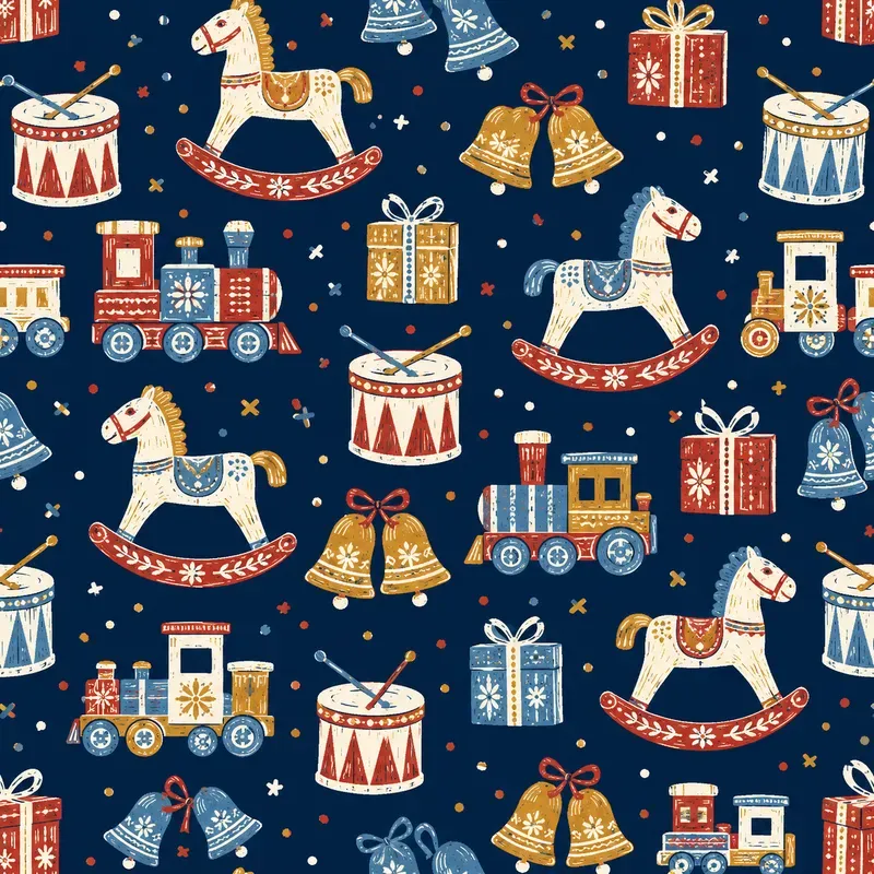 Nordic Christmas Wrap Patterns