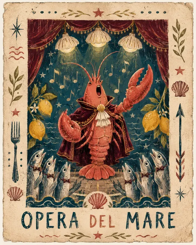 Whimsical Mediterranean Poster Generator