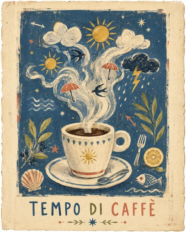 Whimsical Mediterranean Poster Generator