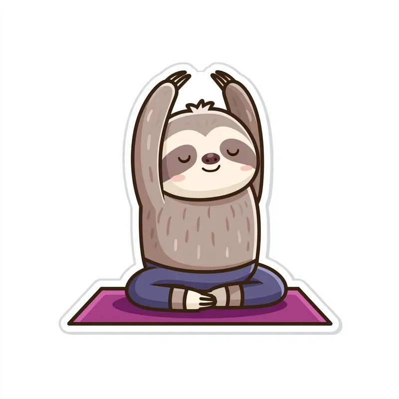 Cute Cartoon Animal Stickers Clipart