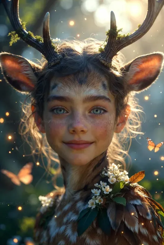 Animal Hybrid Spirit Portraits