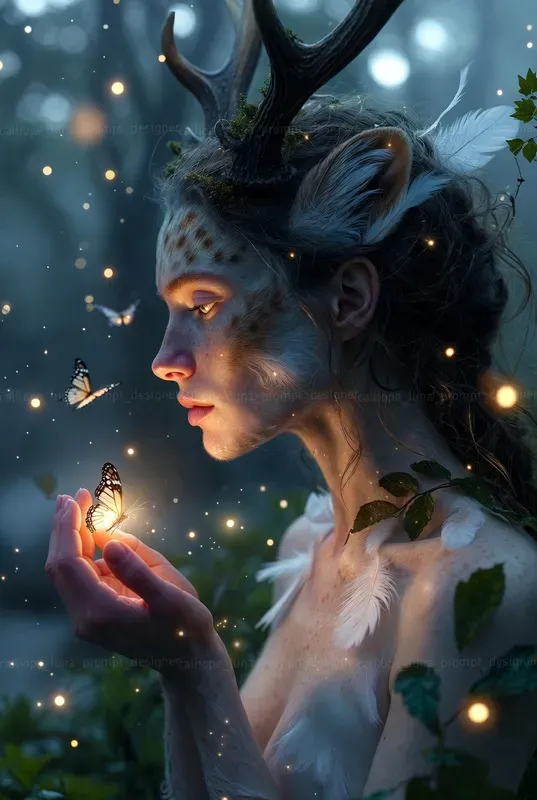 Animal Hybrid Spirit Portraits
