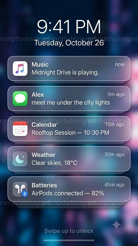 Iphone Style Lock Screen Designs