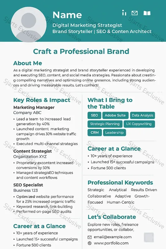 Modern Resume Job Guide Kits