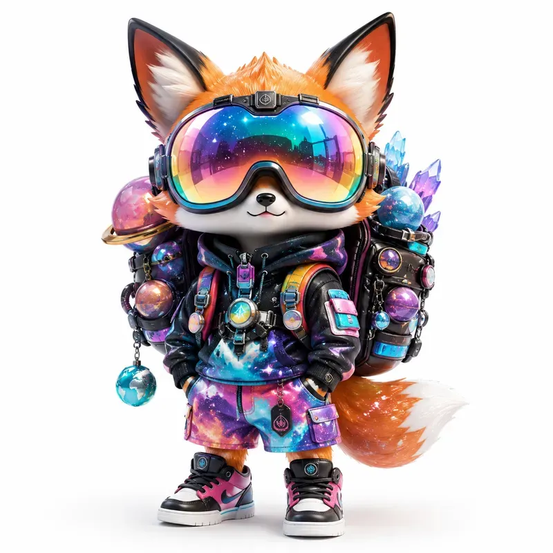 Cute Futuristic Chibi Explorer Packs