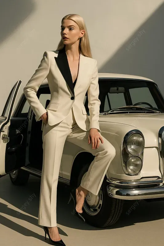 Cinematic Monochrome Fashion Editorials