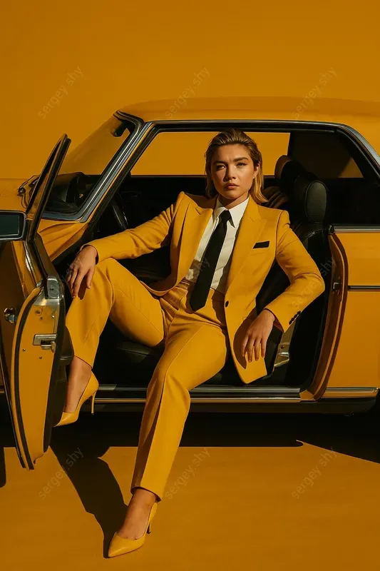 Cinematic Monochrome Fashion Editorials