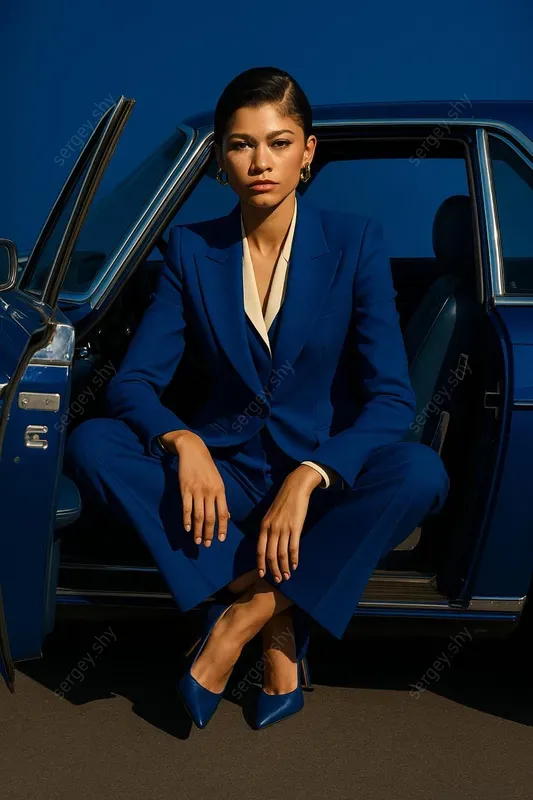 Cinematic Monochrome Fashion Editorials