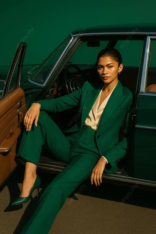 Cinematic Monochrome Fashion Editorials