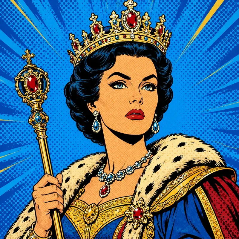 Retro Pop Art Comic Portrait Collections
