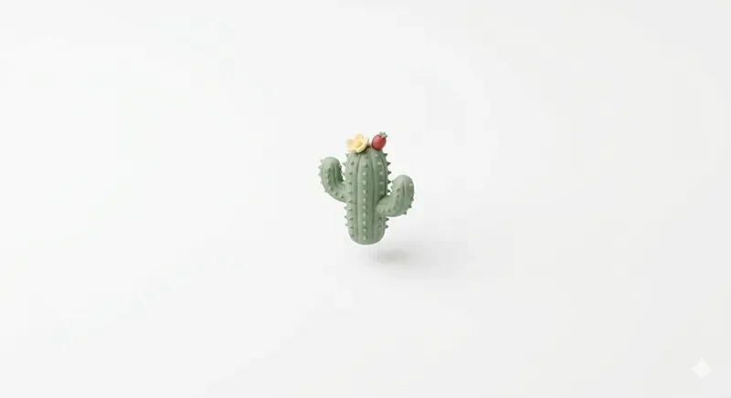 3D Clay Icon Style