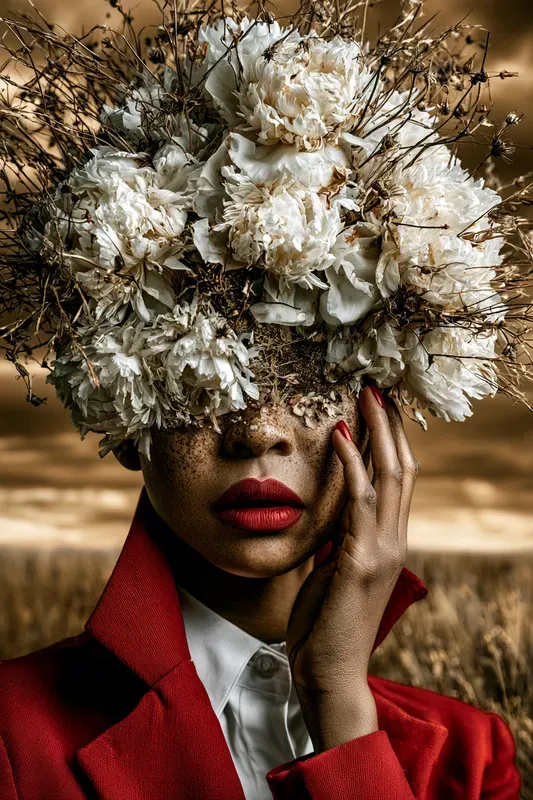 Surreal Dissolving Portrait Art