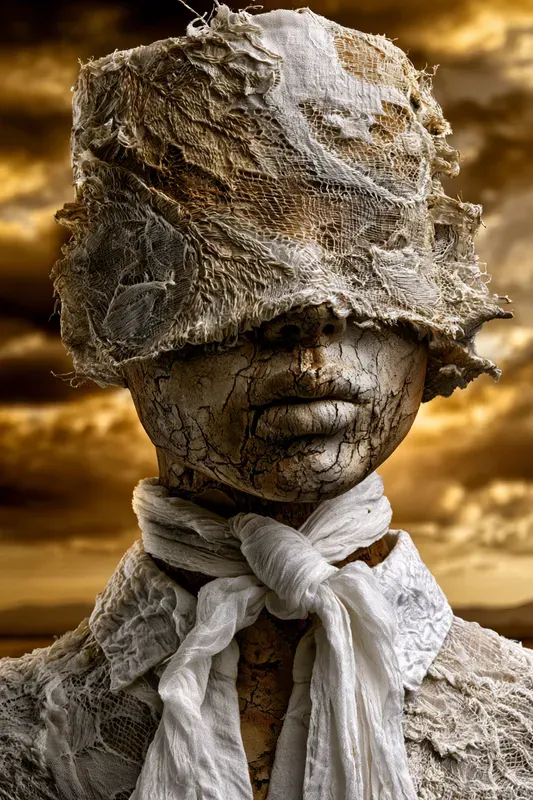Surreal Dissolving Portrait Art