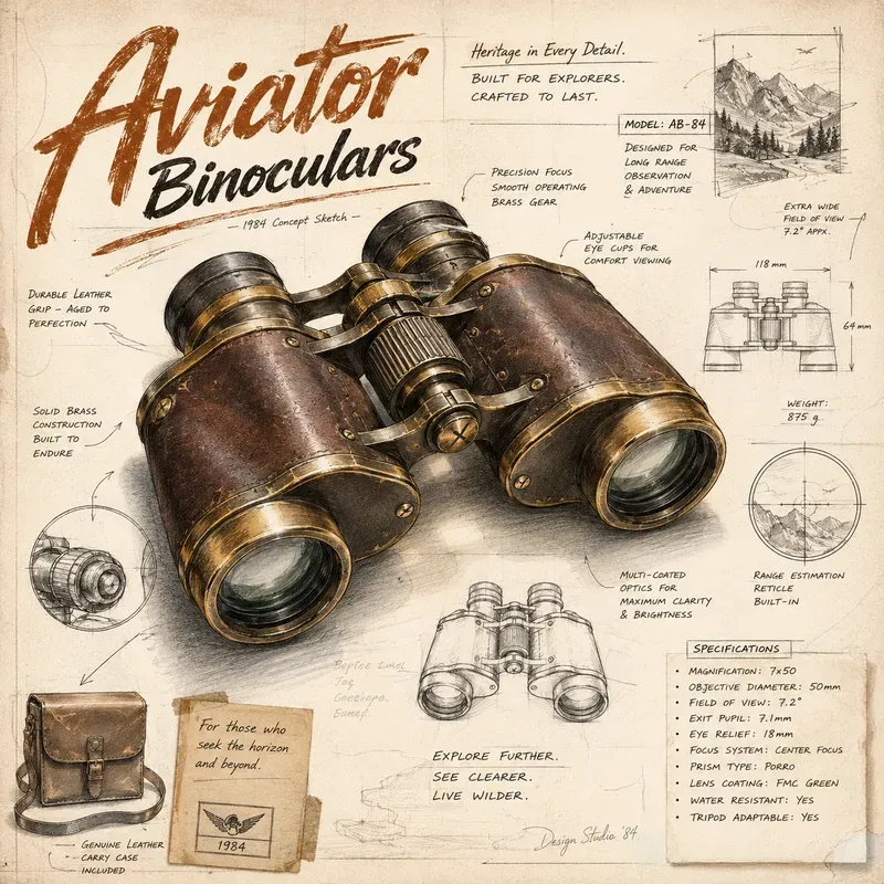 Retro Sketch Product Poster Generator