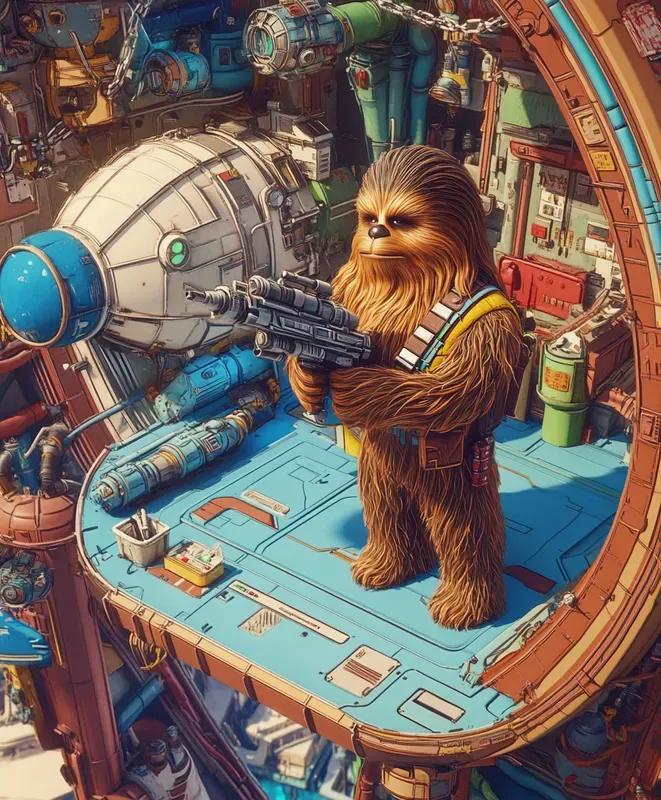 Hyperrealistic Star Wars Caricatures